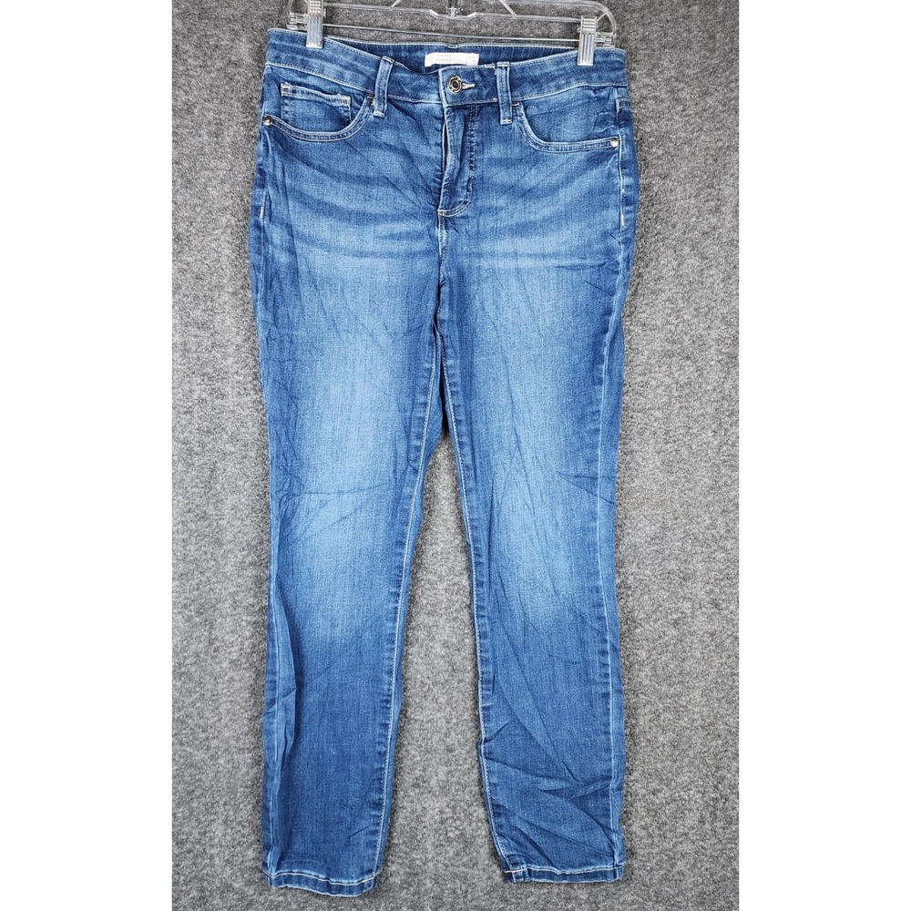 Lauren Conrad Skinny Jeans Women 8 Blue Medium Wash Stretch Repreve Denim